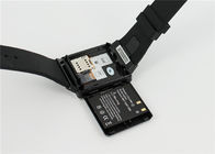 1.54 スマートな腕時計の人間の特徴をもつ単一の Sim カード Gps 2Mp の黒いアンドロイド 4.4 WS06 をじりじり動かして下さい